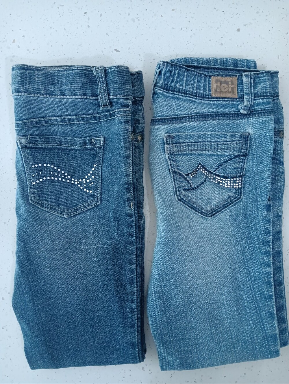 Girls' LEI Lowrise Denim Skinny Jeans Size 10 Regular Bundle Set Of 2